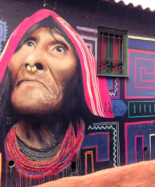 Entdecke die Streetart Bogotas